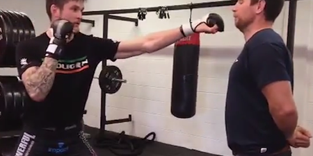 Video: Impact Gumshields tests one of their products against an MMA fighter