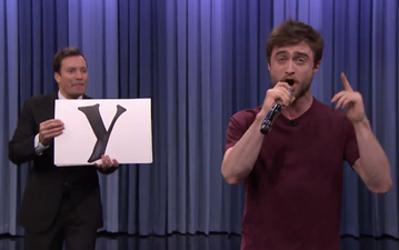 Video: Daniel Radcliffe raps Blackalicious’ “Alphabet Aerobics” on Jimmy Fallon