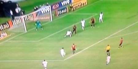 Vine: This is quite probably the worst attempted shot in the history of football