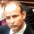 Video: Sean Fleming TD was captured literally eating his words in the Dáil today