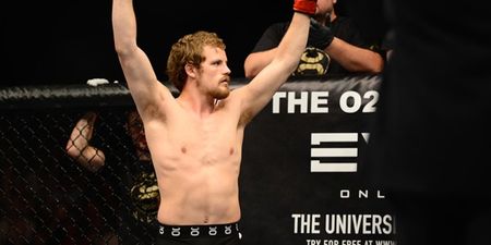 Video: Gunnar Nelson’s neck was looking very strong at his open workout yesterday