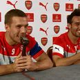 Video: Lukas Podolski and Santi Cazorla having mighty craic commentating on an Arsenal game