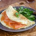 Tasty and easy to make protein recipes: Smoked salmon omelettes