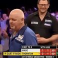 Video: James Wade and Robert Thornton both hit nine-darters in the same match in Dublin last night
