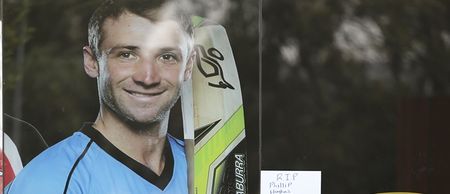 Pic: A hurler in Kilkenny has paid his tribute to the late Phillip Hughes