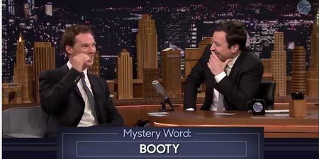 Video: Benedict Cumberbatch trying to explain the word booty to Fallon is great