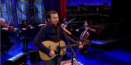Video: Damien Rice gave a cracking rendition of ‘I Don’t Want To Change You’ on Letterman last night