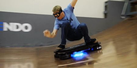 Video: Pro skater Tony Hawk tries out a real life hoverboard but Marty McFly is still cooler