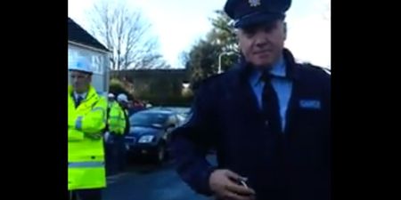 Video: Joan Burton met the full force of the water charges protests today