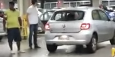 Video: Driver wrecks car following dangerous fit of parking space rage