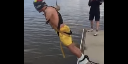 Video: This bachelor party bungee jump prank is absolutely priceless