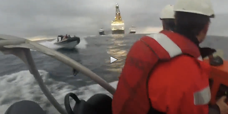 Video: Spanish Navy RIB boat repeatedly rams Greenpeace activists with force