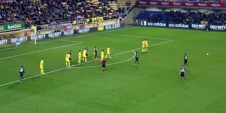 Video: This absolute rocket of a free-kick just has to be seen
