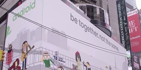 Video: Look at the size of the interactive Google ad that’s currently dominating Times Square