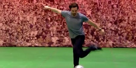Video: Watch Owen Hargreaves score a ridiculously good rabona goal during BT Sport rehearsals