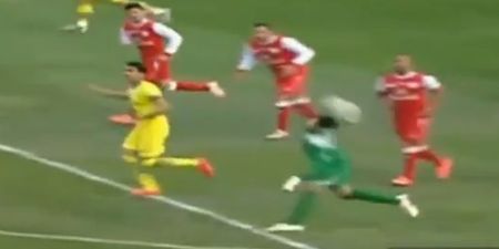 Video: Goalkeeper in Iran grabs assist with possibly the best throw-out ever seen