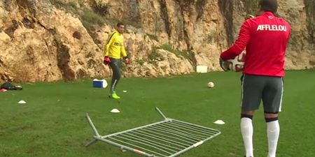Video: Monaco use steel barriers to improve their goalkeepers’ reflexes in innovative training drill