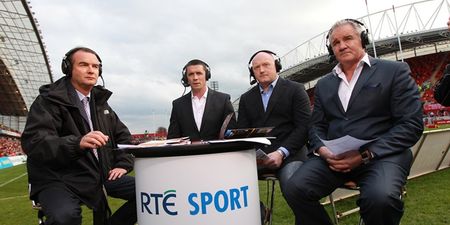 Pic: Alan Quinlan and Bernard Jackman looked an awful lot like one another on RTE News this evening
