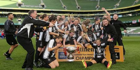 Clare Conlon wins the FAI Cup AND Leinster Ladies GAA title on the same day