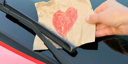 Pic: Very sound driver in Dublin leaves two notes on the windscreen of an unoccupied car he bumped into