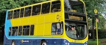 Pic: There were some hilarious scenes on a Dublin bus journey this evening