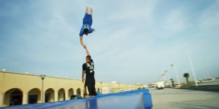 Video: What these guys can do on a trampoline is pretty amazing