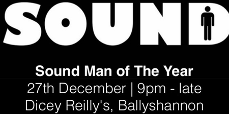 The founders of the Sound Man of the Year awards want every town to run one as well