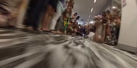 Video: This office Slip ‘n Slide is by far the most fun thing we’ve seen at a workplace