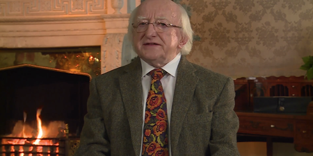 Video: President Michael D. Higgins has a warming Christmas message for Irish people at home & abroad