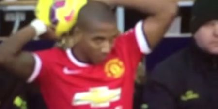 Vine: Ashley Young really needs to work at his covert throw-ins and they get much worse