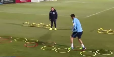 Video: Fernando Torres’ first training session back with Atletico Madrid didn’t exactly go to plan
