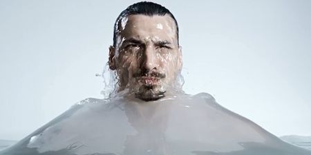 Video: Zlatan emerging in slow-motion from a pool of water for a new ad is all sorts of epic