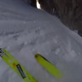Video: Skier’s brilliant first-person ski run through a mountain ridge is absolutely breath-taking