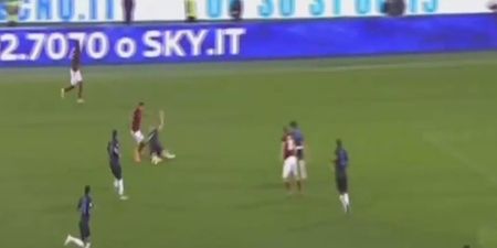 Video: Jose Holebas scored a screamer for Roma and was then involved in a really weird celebratory thing