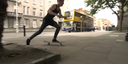 Video: Watch as pro skater Bobby Worrest tears around the streets of Dublin