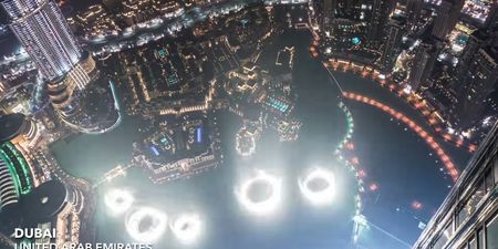 VIDEO: A massive hotel fire in Dubai right next to Burj Khalifa