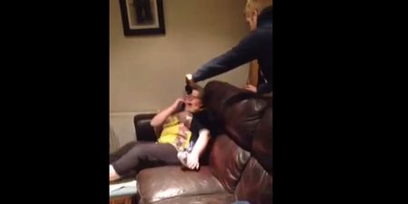 Video: Irish Mammy has a priceless reaction to her son’s prank