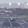 Video: Aer Lingus’ pilots had a tough job landing in high winds at the weekend
