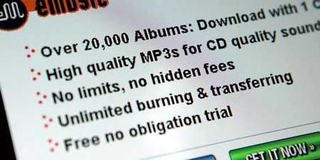 Bad news if you’re in Ireland and are into illegally downloading music