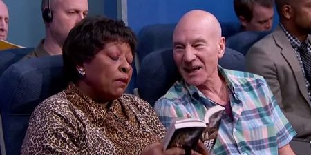 The worst kinds of airline passenger, starring Patrick Stewart