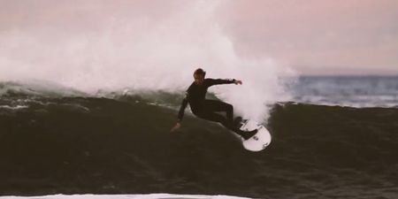 Video: This footage of surfers in the North West is breathtaking