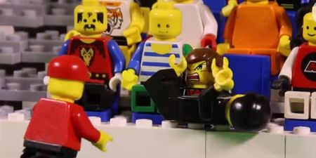 Video: Eric Cantona’s kung-fu kick recreated in Lego