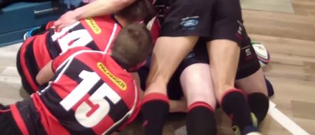 Video: A game of rugby breaks out in Tullamore menswear shop