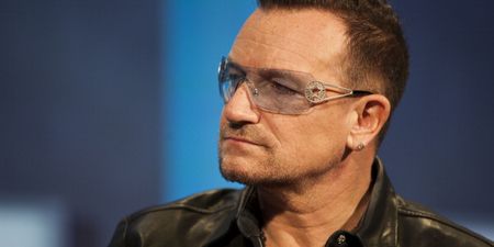 Bono clucks like a chicken before U2 gigs