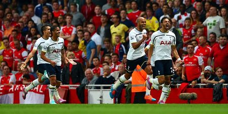Pic: Nacer Chadli was winding up Arsenal fans on Twitter ahead of the North London derby