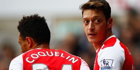 Pic: Spurs fans take pleasure in ill-advised Mesut Ozil and Piers Morgan tweets after beating Arsenal