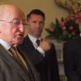 Video: President Higgins pays a special tribute to Robbie Keane at Áras an Uachtaráin