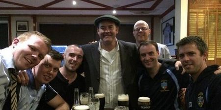 Anchorman star has a message for his old friends at St. Jude’s GAA club
