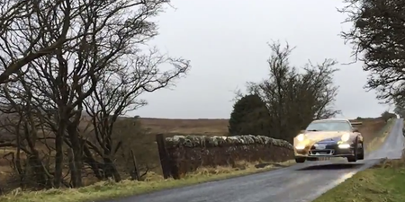 Video: Watch as a Porsche 997 R-GT gets rallied down a bumpy Irish back road