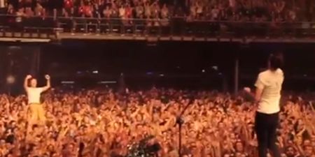 Video: This guy made it his business to catch a drumstick at the end of The Coronas gig on Saturday